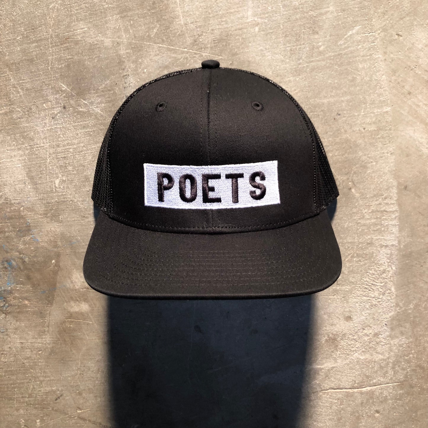 Poets - Lincoln Mesh Trucker Hat - Black