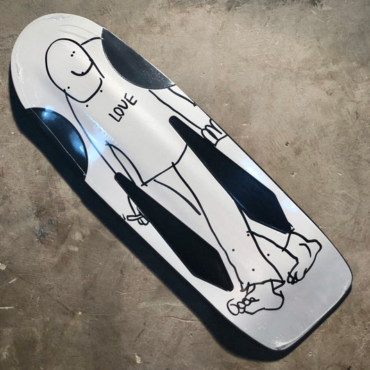 Krooked - Mark Gonzales Skateshop Day '25 Love Beamer Deck - 10.75" White