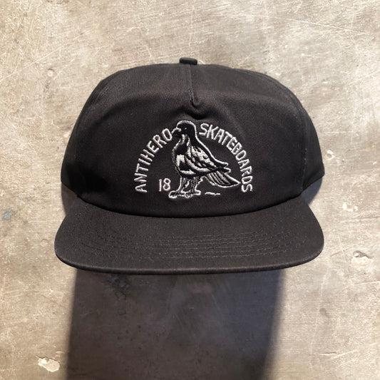 Anti-Hero Skateboards - Clubhouse Snapback Hat - Black