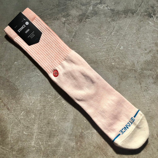 Stance Socks - Icon Pop Crew Sock - Coral
