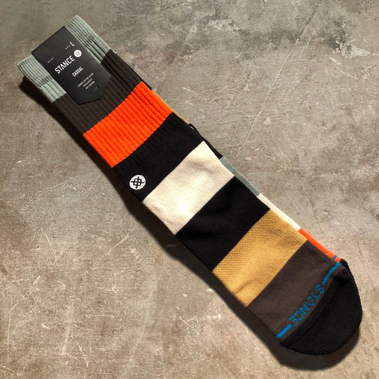 Stance Socks - Indifferent Crew Sock - Multi-Color