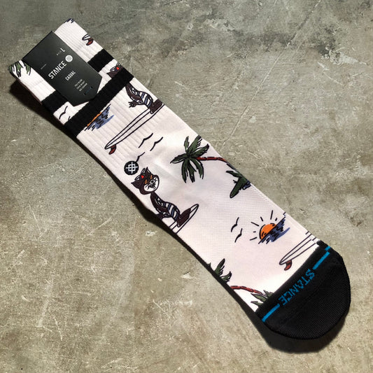 Stance Socks - Kool Katz Surf Crew Sock - Canvas