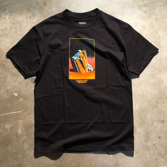 Traffic Skateboards - On The Beach Tee - Black