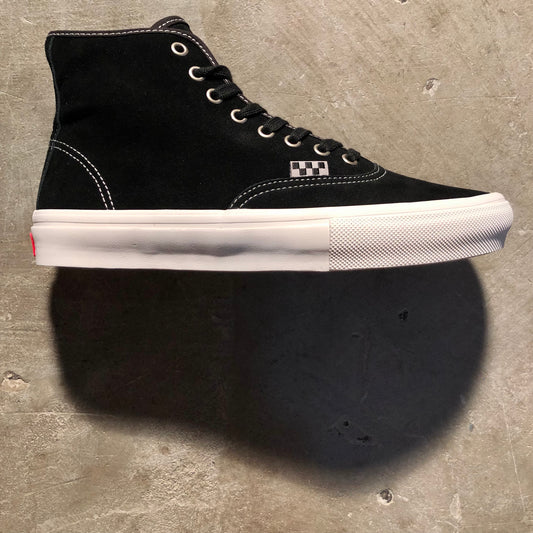 Vans - Skate Authentic High - Black / White Suede