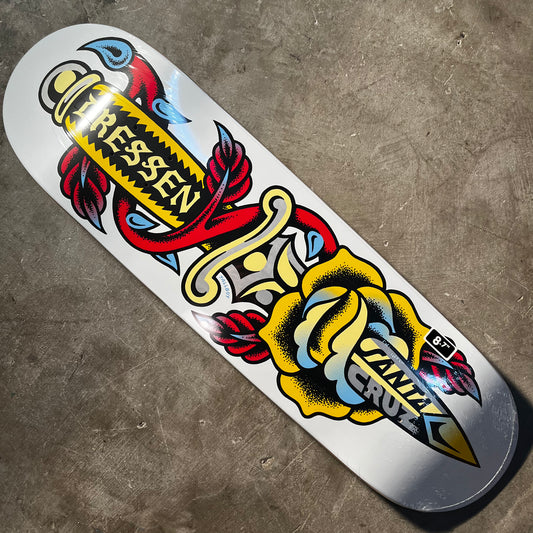 Santa Cruz - Dressen Rose Dagger Pro Deck - 8.7"