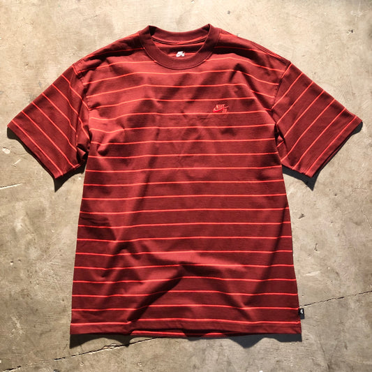 Nike SB - Striped Tee - Dark Team Red