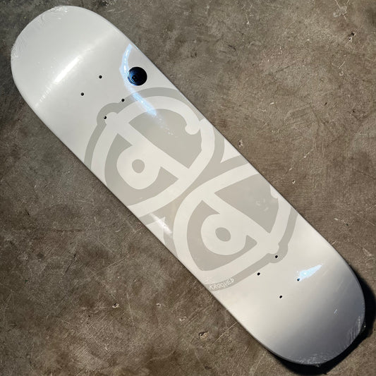 Krooked Skateboards - Team Eyes Deck - 8.06" White