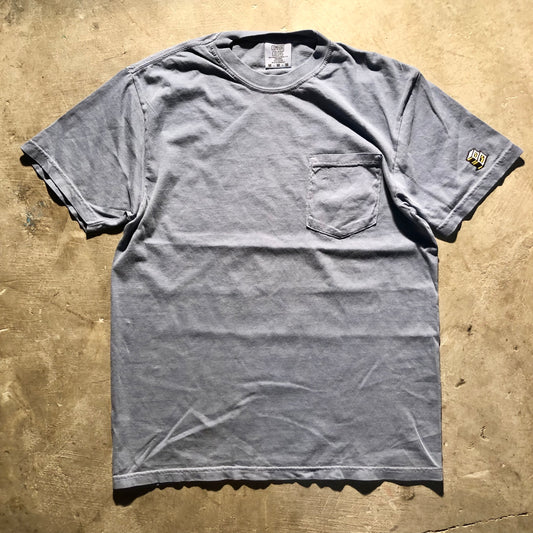 Block - Basic B Logo Pocket Tee - Stone Blue