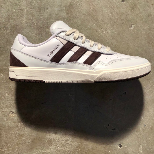 Adidas - Tyshawn II x Zach Saraceno Shoe - Crystal White / Shadow Brown / Off White