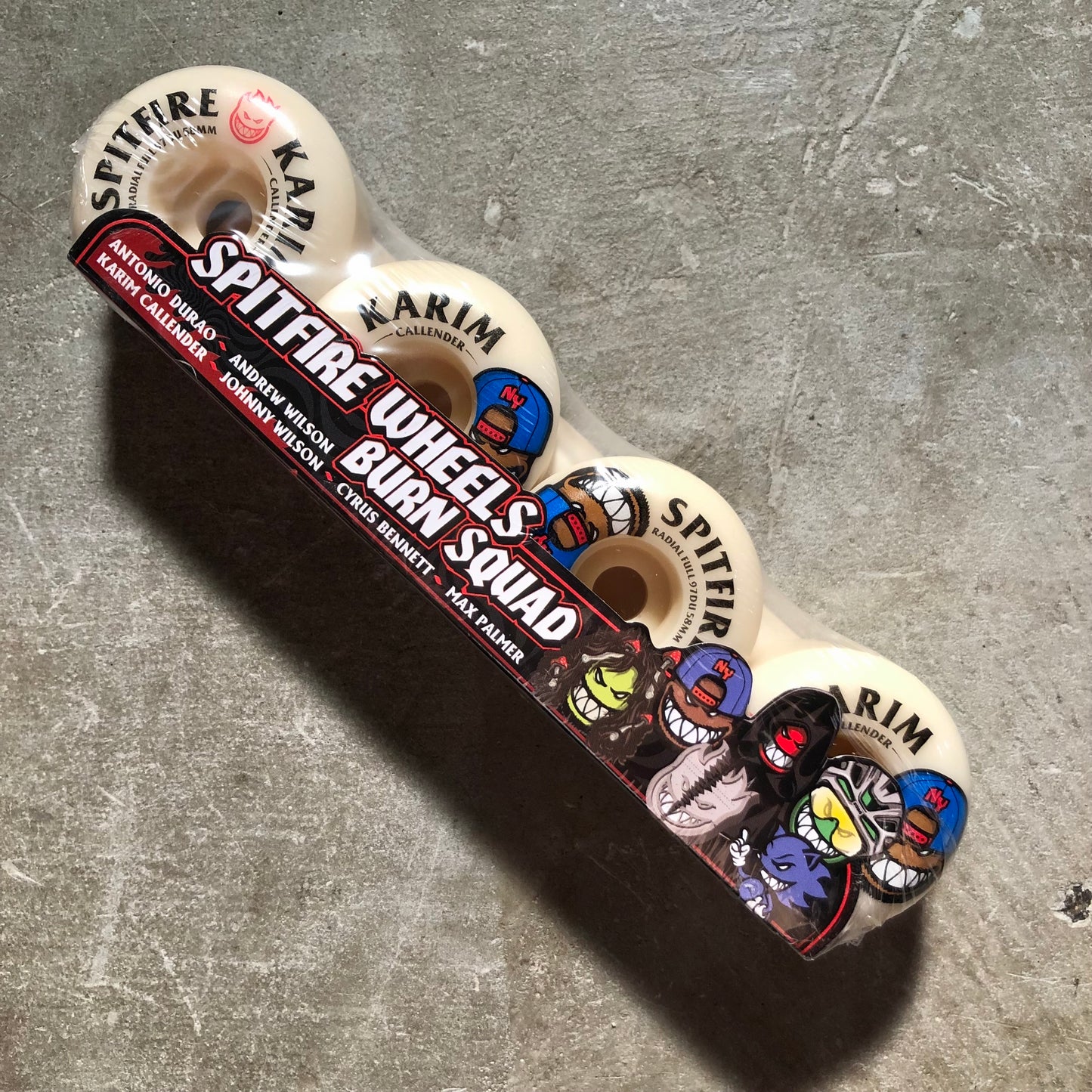 Spitfire - Karim Callender Formula Four Burn Squad Radial Full Wheel - 58mm 97d