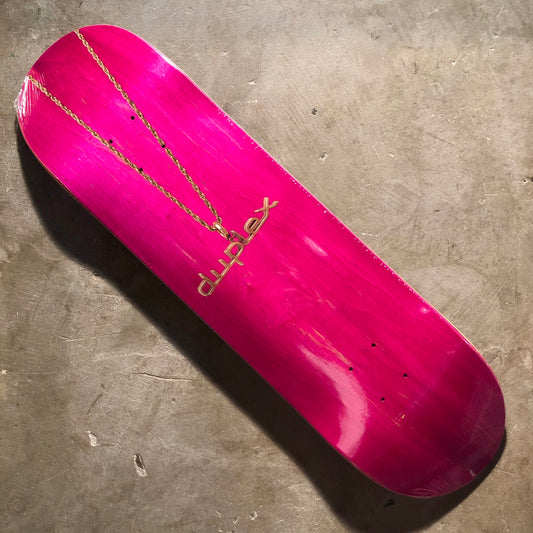 Duplex Skateboards - Chain Deck - 8.5" Pink Veneer