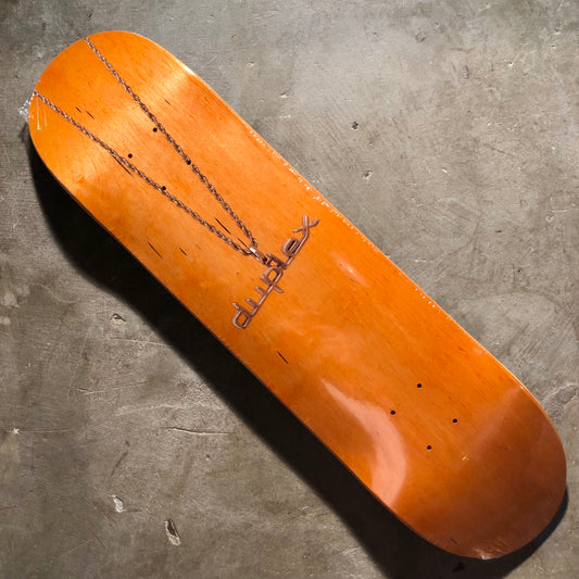 Duplex Skateboards - Chain Deck - 8.0" Orange Veneer