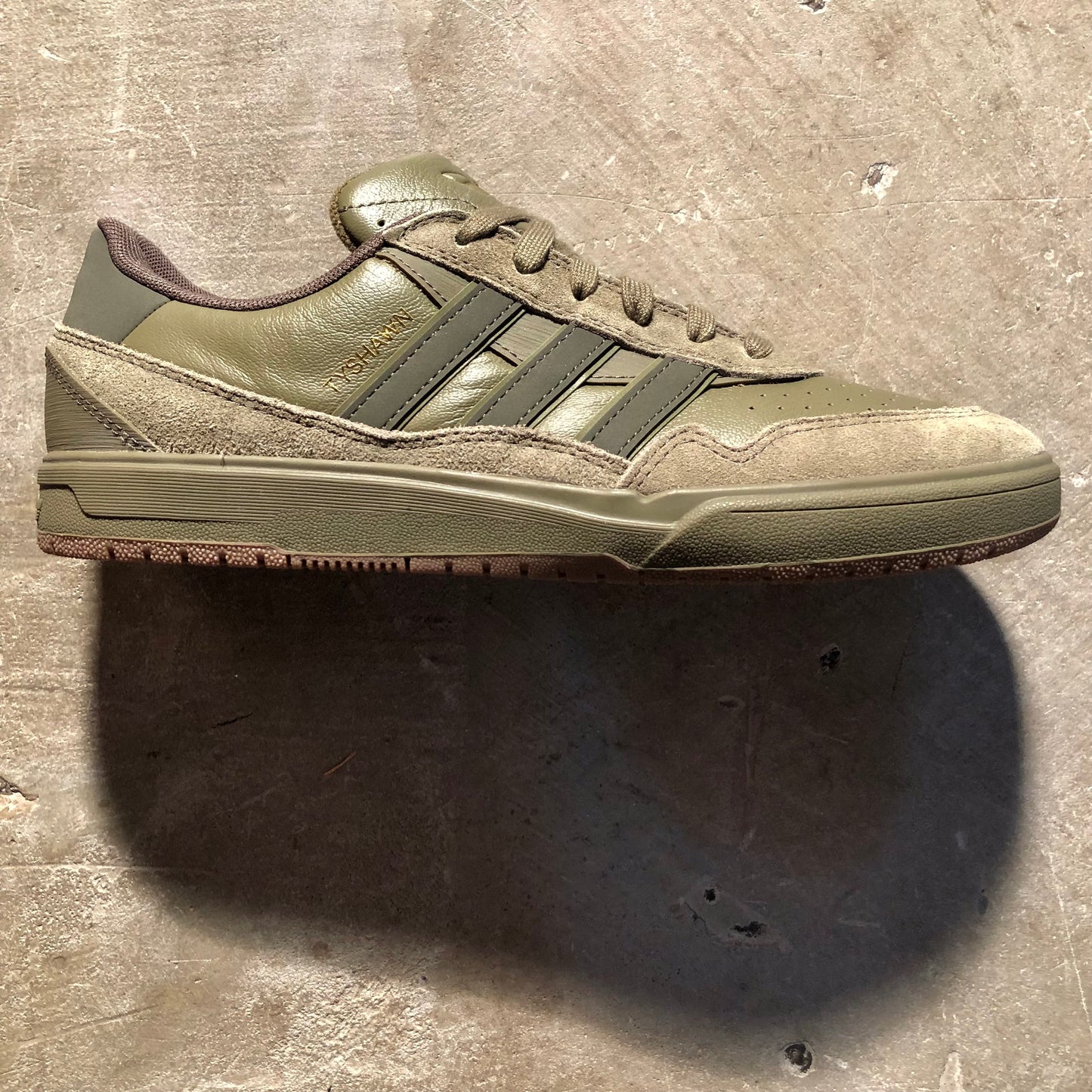 Adidas - Tyshawn II Shoe - Olive Strata / Shadow Olive / Gums