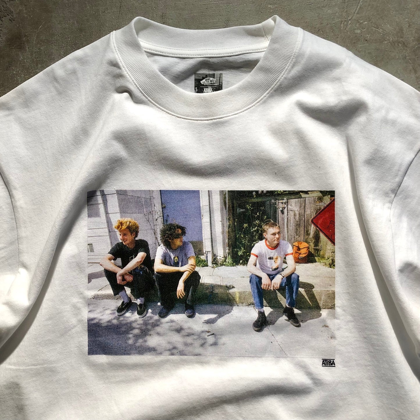 Vans - Skate Atiba Haze Curb Crew T-Shirt - White
