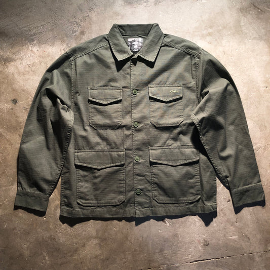 Vans - Skate Atiba Haze Military Overshirt - Pine