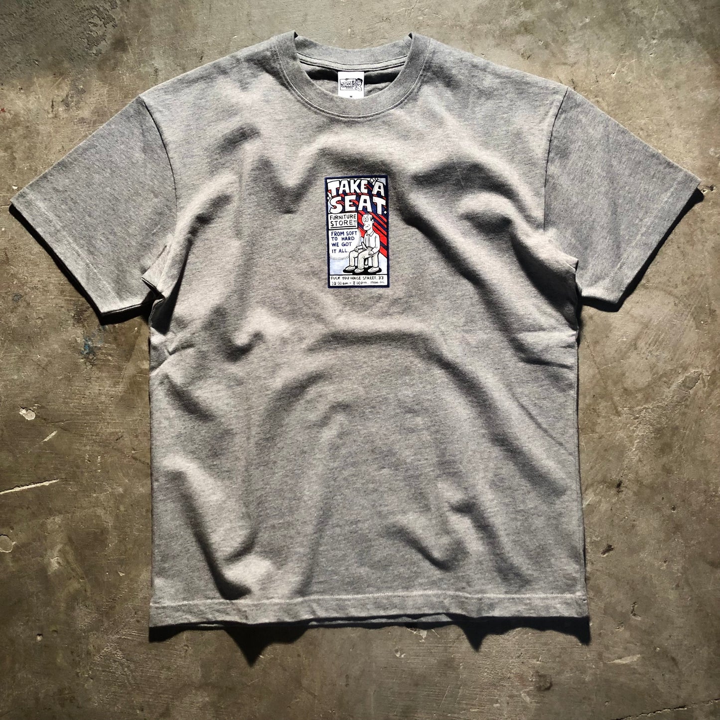 Polar Skate Co. - Take A Seat Tee - Heather Grey