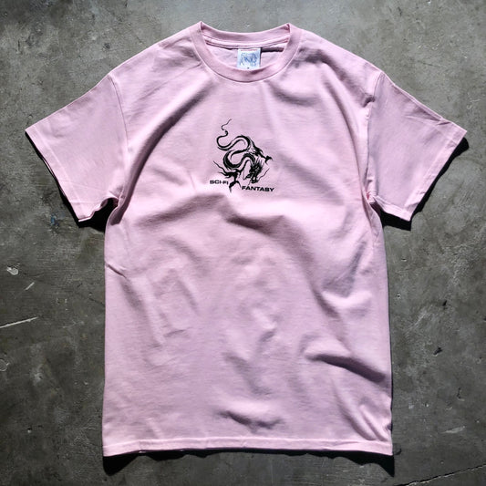 Sci-Fi Fantasy - Dragon T-Shirt - Light Pink
