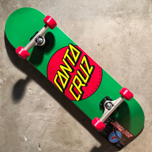Santa Cruz Skateboards - Classic Dot Mid Complete - Green 7.8"