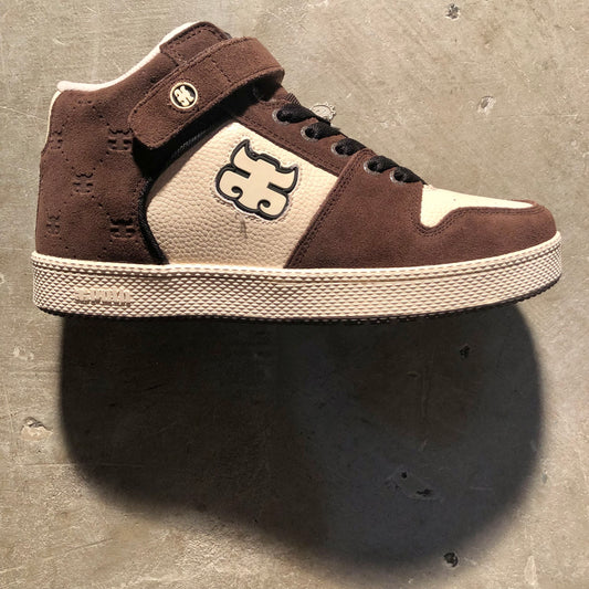 IPath Footwear - Grasshopper Shoe - Brown / White Suede