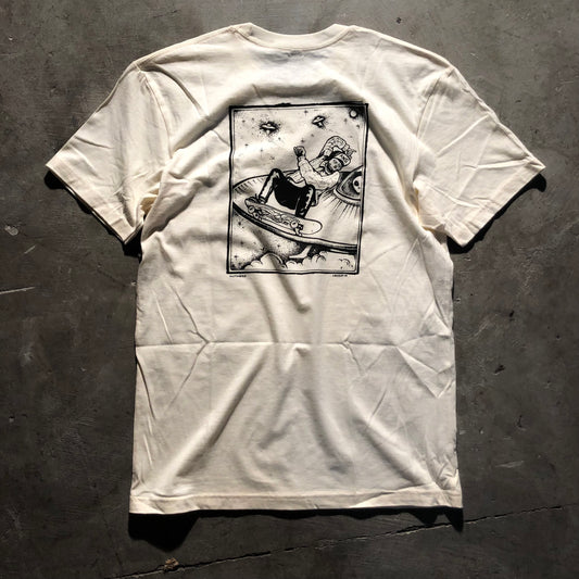 Anti-Hero Skateboards - Hewitt by Lance Ringspun T-Shirt - Cream / Black