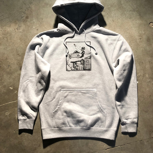 Anti-Hero Skateboards - Phelps by Lance Hoodie - Heather Grey