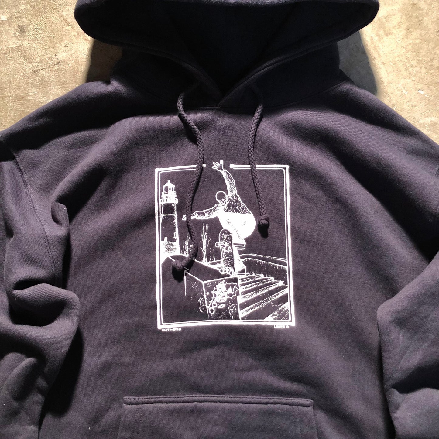 Anti-Hero Skateboards - BA by Lance Hoodie - Navy