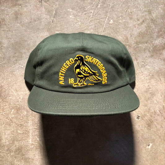 Anti-Hero Skateboards - Clubhouse Snapback Hat - Green / Gold