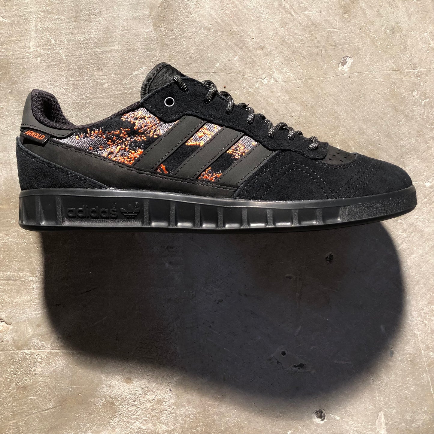 Adidas - Mike Arnold Handball Top Shoe - Core Black / Core Black / Semmi Impact Orange
