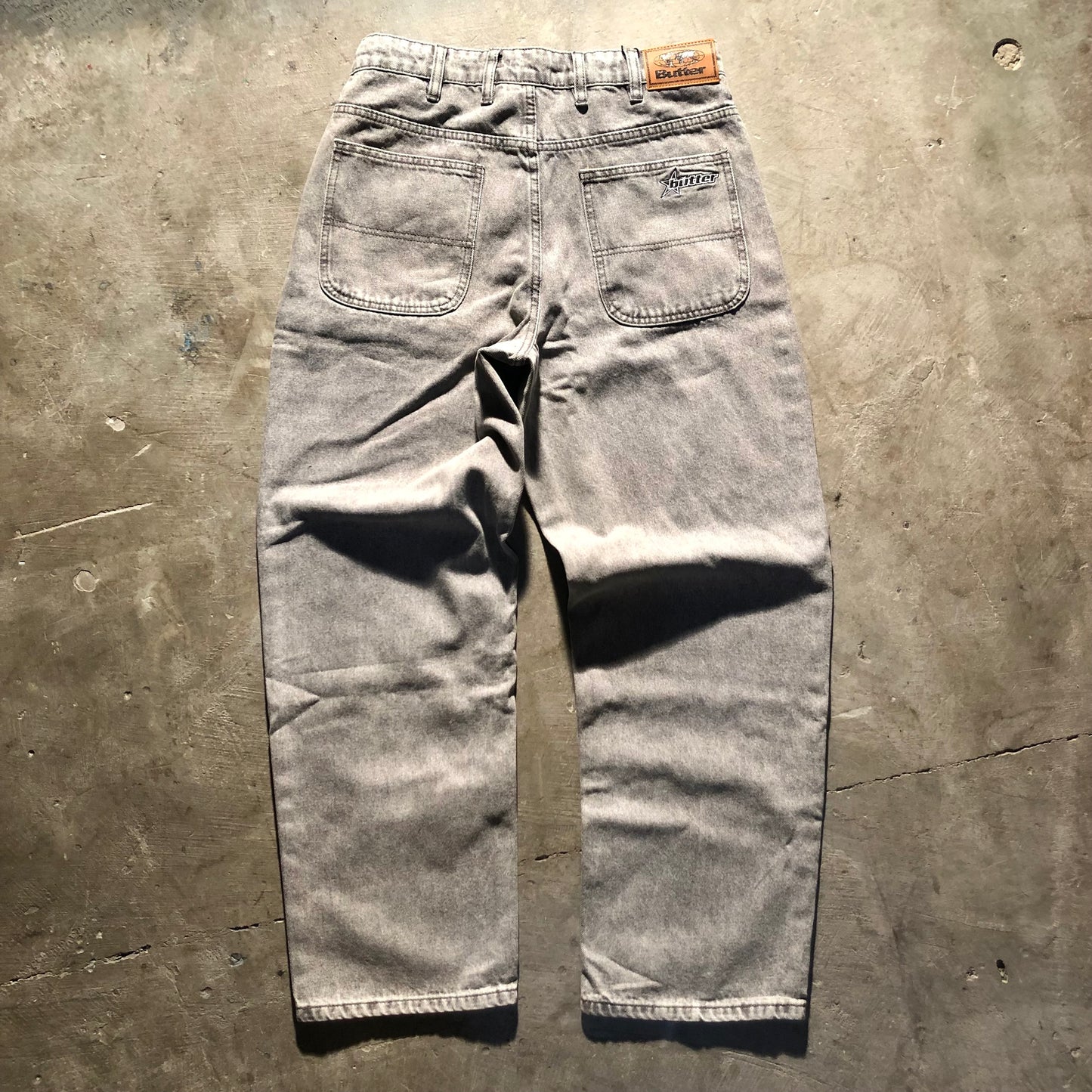 Butter Goods - Racer Denim Jeans - Grey Wash