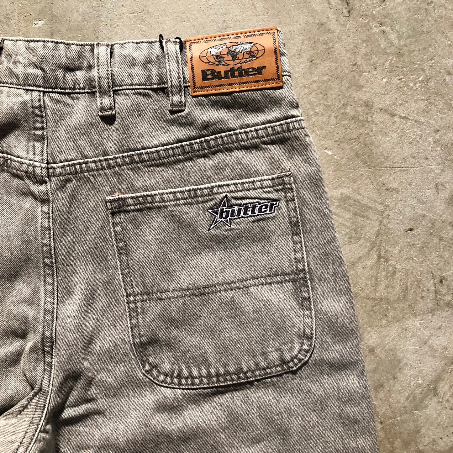 Butter Goods - Racer Denim Jeans - Grey Wash