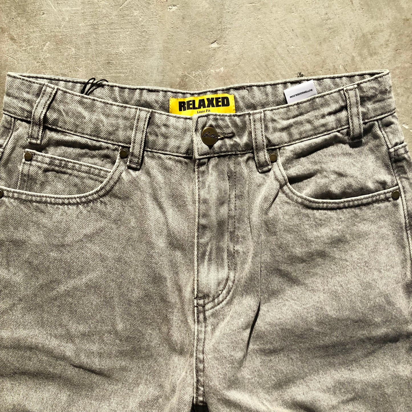 Butter Goods - Racer Denim Jeans - Grey Wash