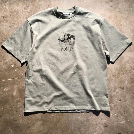 Butter Goods - Channel Tee - Dull Mint