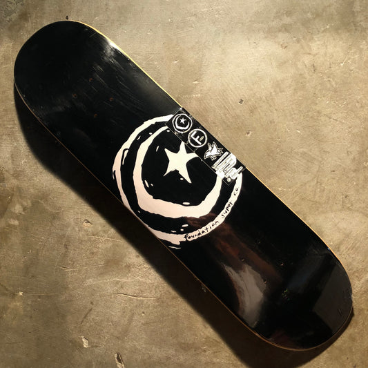 Foundation Skateboards - Star & Moon Deck - Black 8.0"