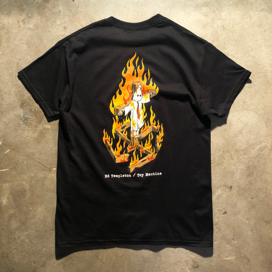 Toy Machine Skateboards - Charred Cross T-Shirt - Black