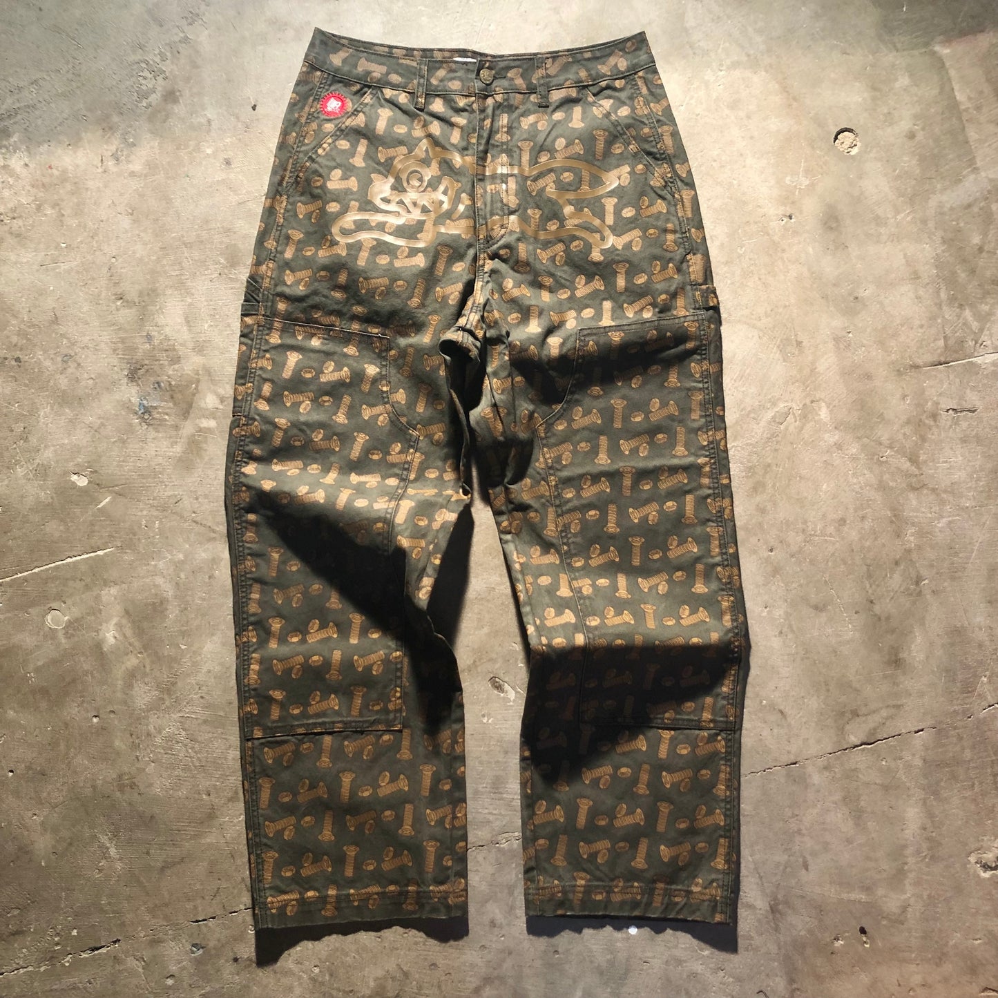 Bronze 56K - Ice Cream Hardware Carpenter Pant - Olive / Bronze