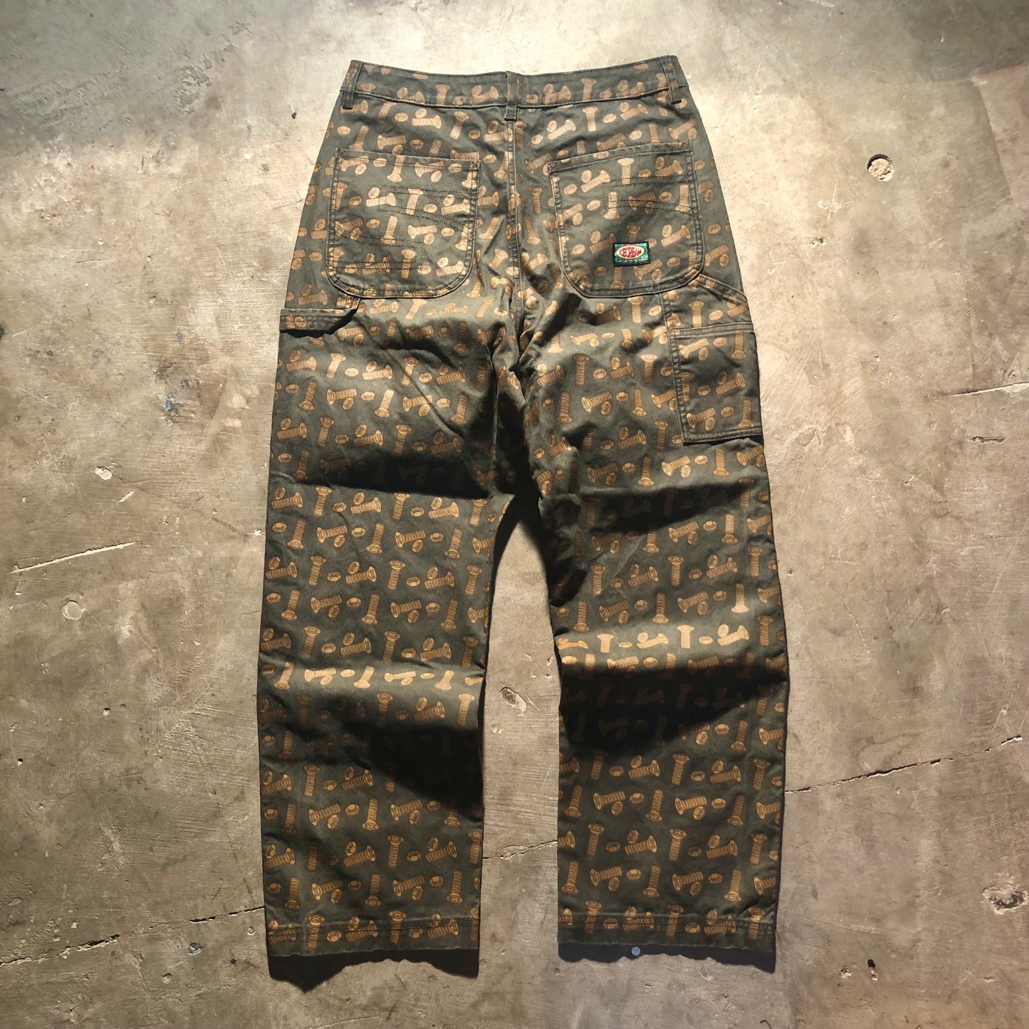 Bronze 56K - Ice Cream Hardware Carpenter Pant - Olive / Bronze