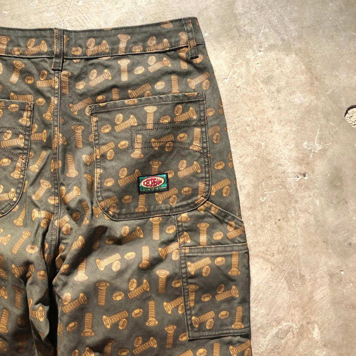 Bronze 56K - Ice Cream Hardware Carpenter Pant - Olive / Bronze