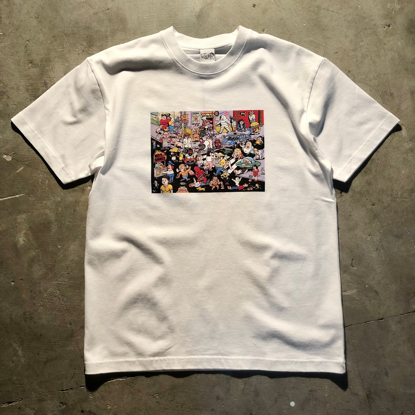 Polar Skate Co. - Street Corner Tee - White