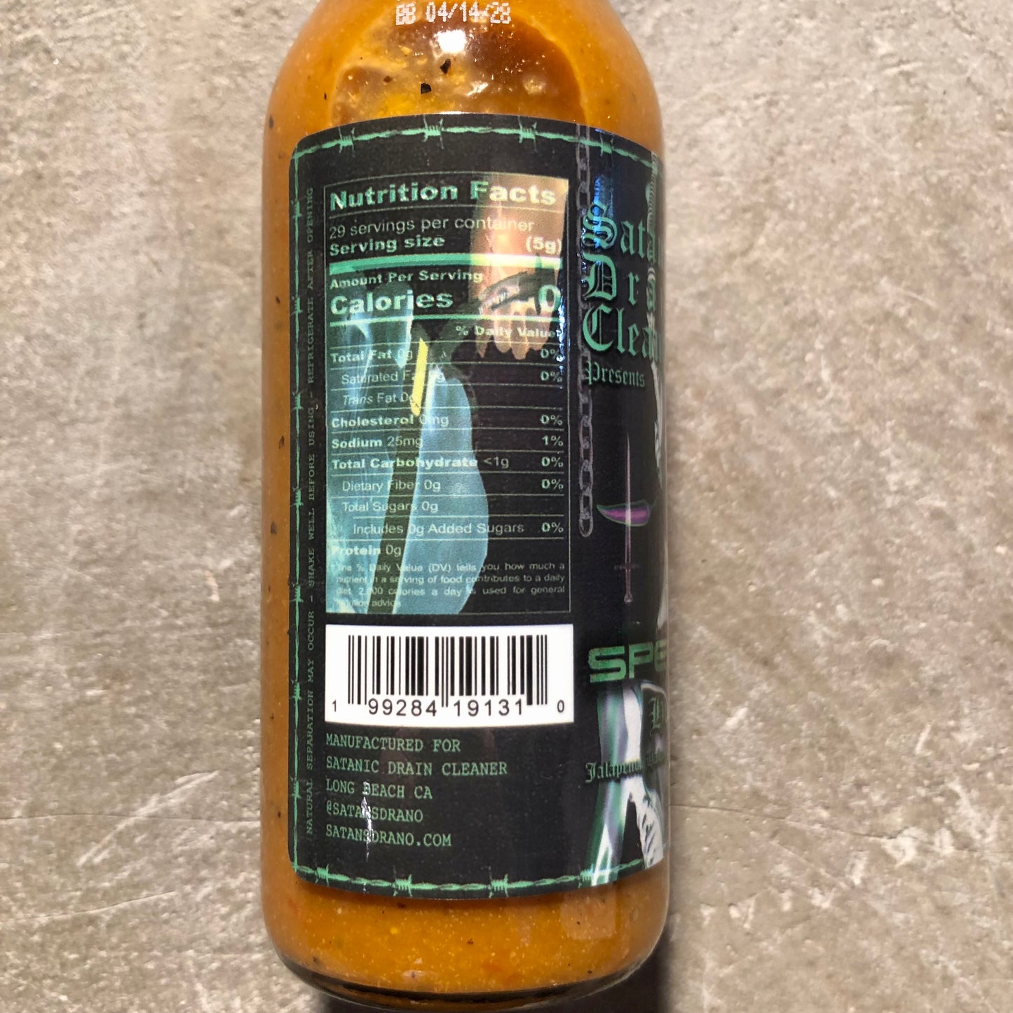 Satan's Drano - Specimen 7 Hot Sauce