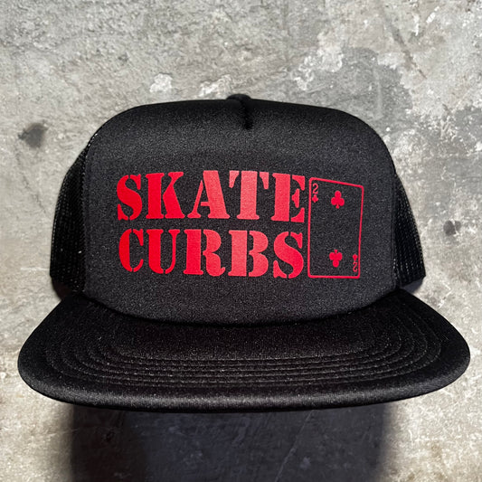Lowcard - Skate Curbs Foam Mesh Snapback Hat - Black