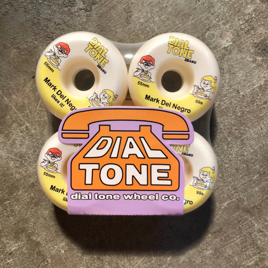 Dial Tone Wheels - Mark Del Negro Ginger Snaps Conical 99a Wheel - 55mm