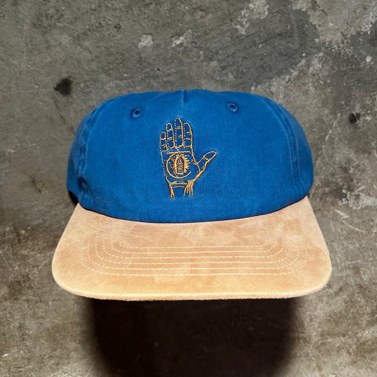 Theories - Hand of Theories Strapback Hat - Denim Blue / Brown