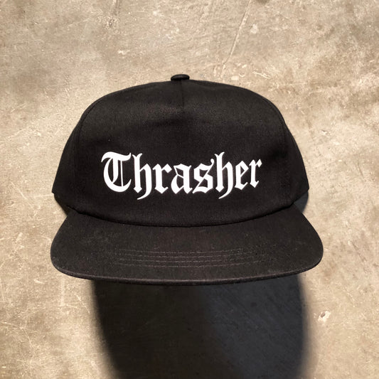 Thrasher x Spitfire - The End Oath Snapback Hat - Black