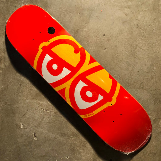 Krooked Skateboards - Team Eyes Orange Deck - 8.25"