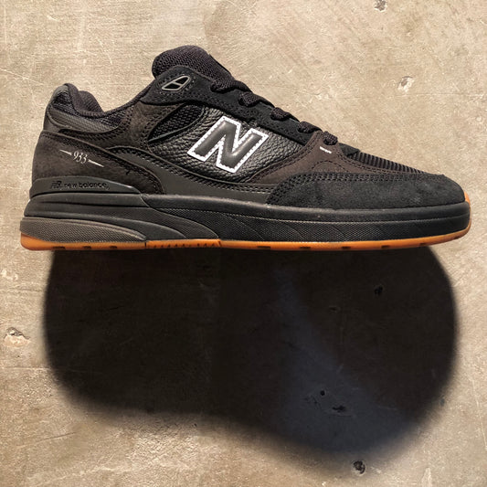 New Balance Numeric - Andrew Reynolds 933 Shoe - Black / Black