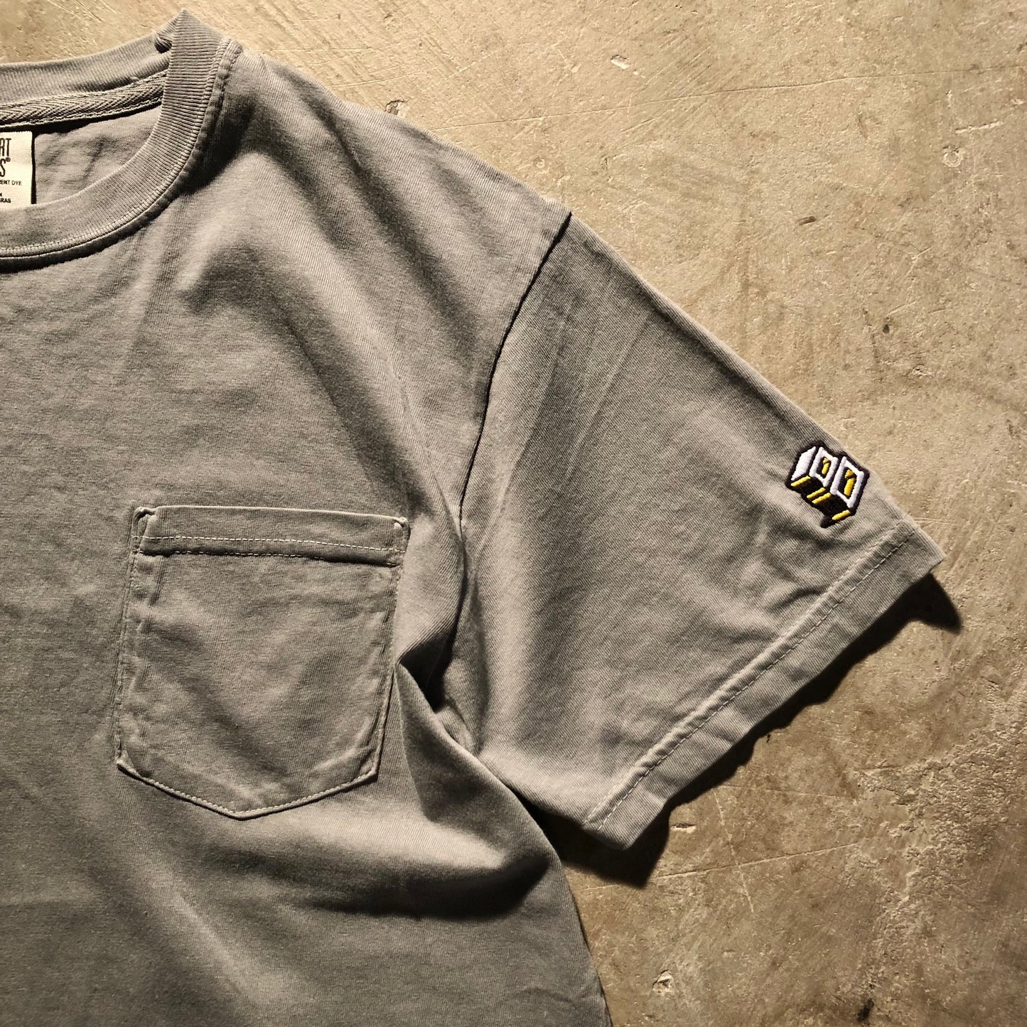 Block - Basic B Logo Pocket Tee - Slate