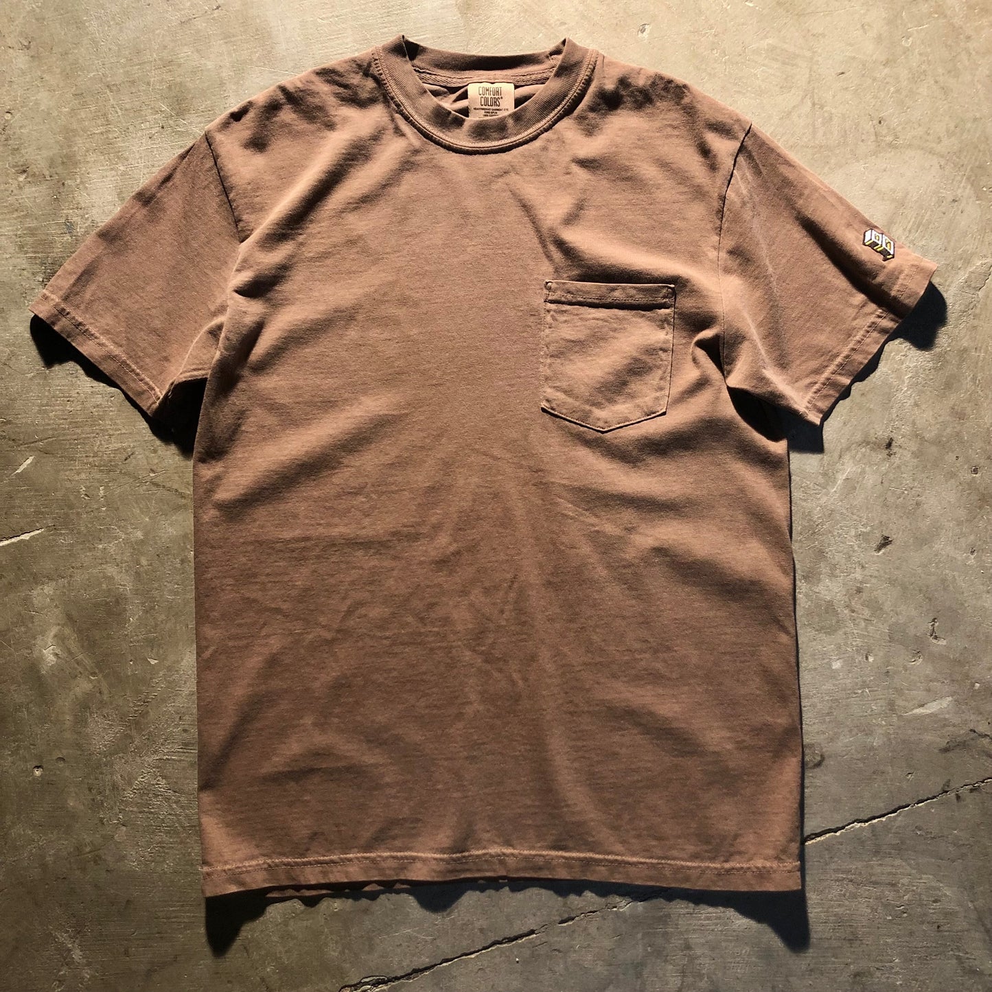 Block - Basic B Logo Pocket Tee - Chocolate