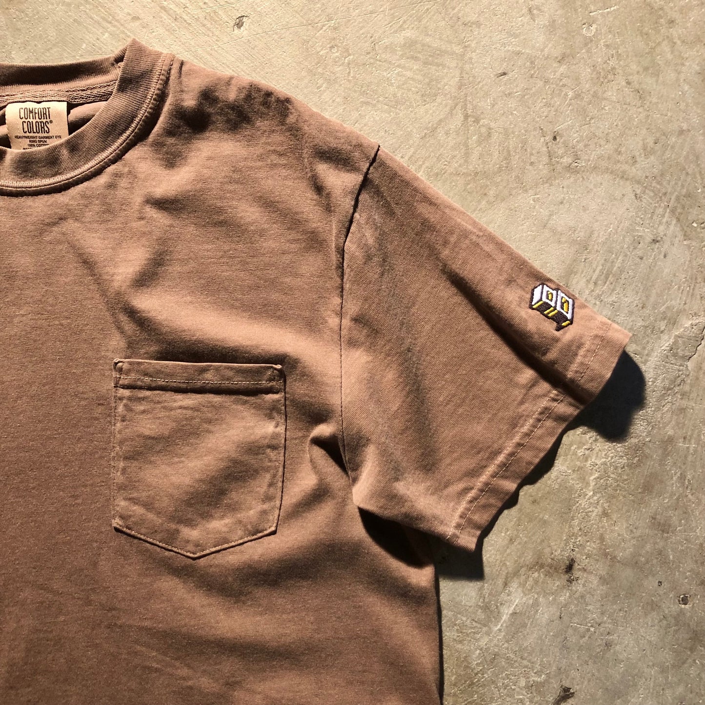 Block - Basic B Logo Pocket Tee - Chocolate