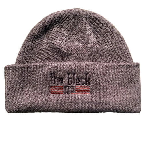 Block - Flag Logo Beanie - Grey
