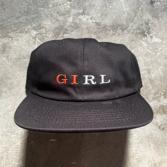 Girl Skateboards - Serif Snapback Hat - Black